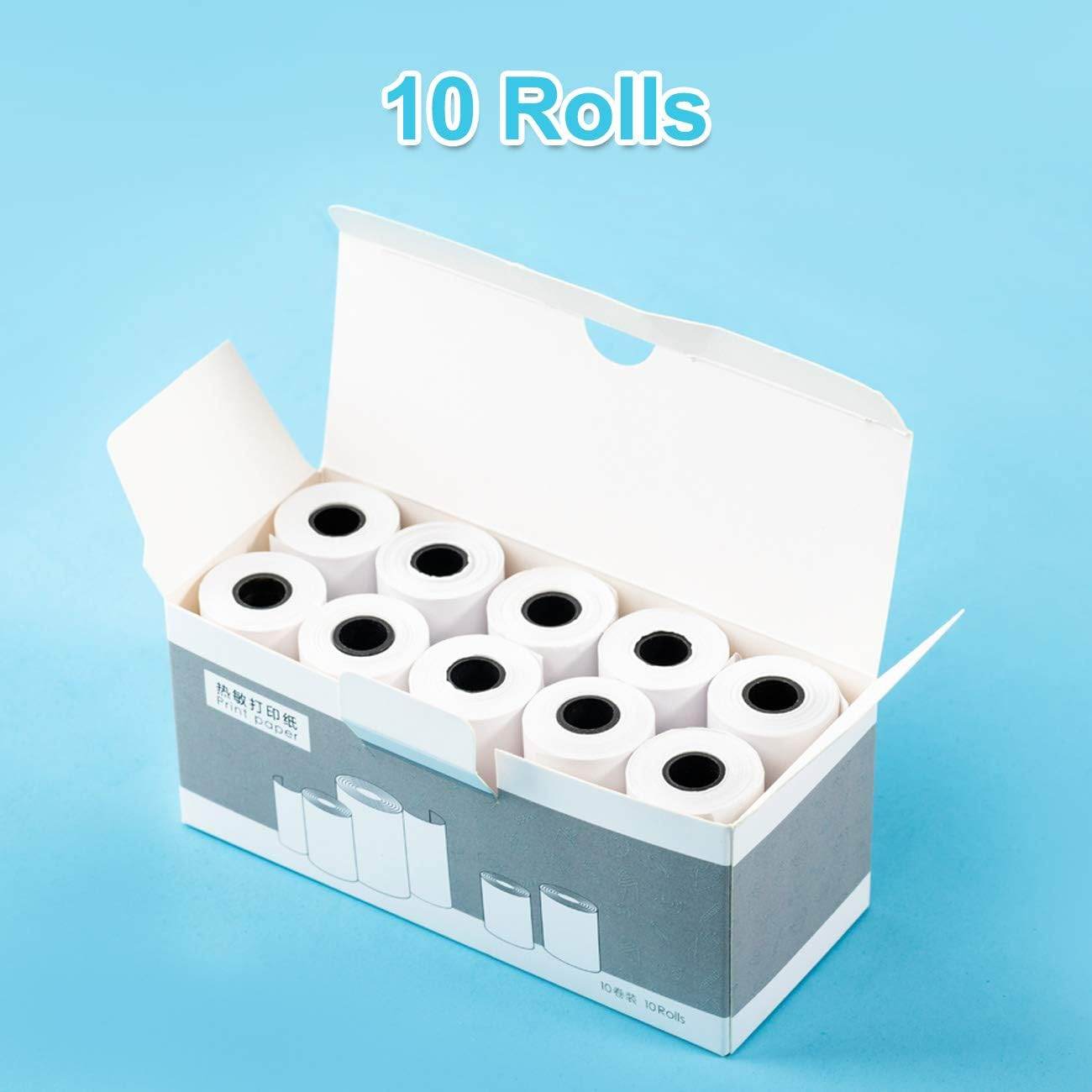 10 Rolls Print Paper for Kids Instant Print Camera Refill Print Paper Works with MINIBEAR VTech Kidizoom Camera,Thermal Paper Fit for Most Kids Instant Camera… - My Store