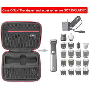 Case Compatible with Philips Norelco Multigroom Series 7000 by RLSOCO，Works with Philips MG7910/49,MG7770/49,MG7750/49,MG7790/40,MG7770/18 - Fits for All Attachment Head and Charger (Case Only)