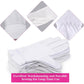 100 Percent Cotton Gloves for Dry Hands Eczema, Selizo 10 Pairs White Cotton Gloves for Women Dry Hands Moisturizing Cosmetic Sensitive Irritated Skin Spa - My Store