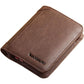 Men's Italian Genuine Cowhide Leather Extra Capacity RFID Bifold Wallet
