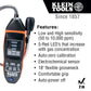 Buy now Klein Tools ET120 Gas Leak Detector, Combustible Gas Leak Tester with 18-Inch Gooseneck Has Range 50-10,000 ppm, Includes Pouch, Batteries at indiglob india