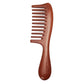 Louise Maelys Hair Comb Wooden Wide Tooth Combs for Curly Hair Detangling Sandalwood