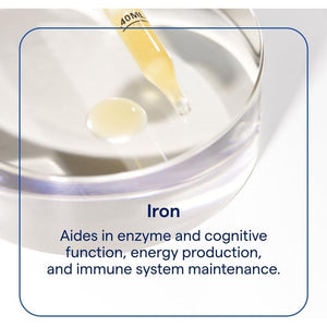 Trace Minerals Ionic Iron 22 mg - Dietary Supplement to Support Immune System Health & Energy - Liquid Ionic Trace Mineral Supplement with Ferrous Sulfate - 1.9 fl oz (About 46 Servings)
