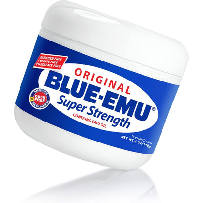 Blue-Emu Original Super Strength Cream, Soothing Muscle & Joint Support, 4 Oz