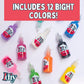 Buy now DIY Fabric Paints, Set of 12 Colors, (1oz bottles) Ultra Bright 3D Fabric Paint, Non-Toxic Water-Based and Permanent - Great Craft, Gift, Project, Summer Camp Activity - Decorate on Any Surface! at indiglob india