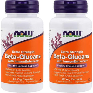 Beta-Glucans with ImmunEnhancerâ„¢ 60 VegiCaps (Pack of 2)