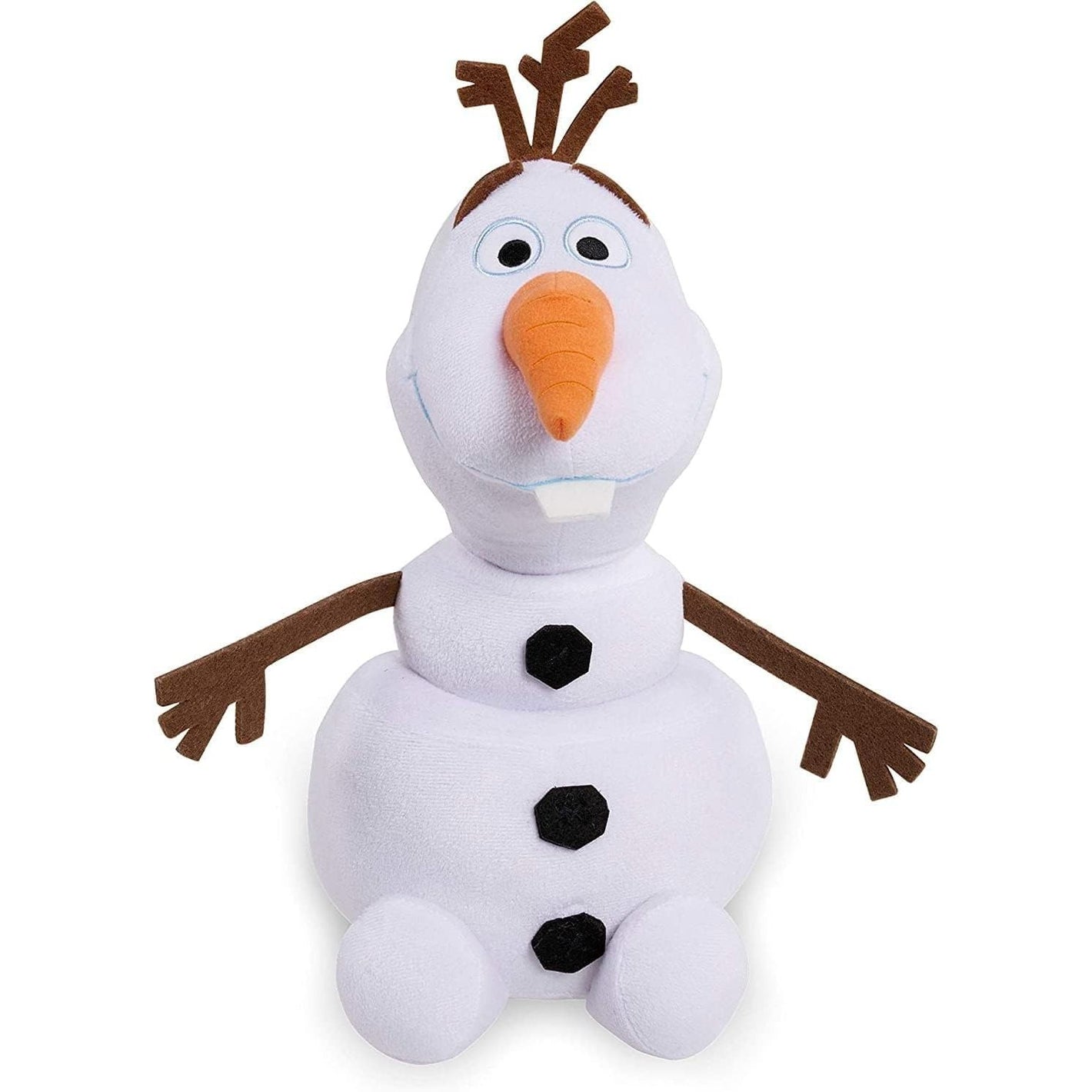 Disney's Frozen 15-inch Olaf Plush Stuffed Toy for Kids Ages 3-5, White, Snowman, Officially Licensed Kids Toys for Ages 2 Up by Just Play