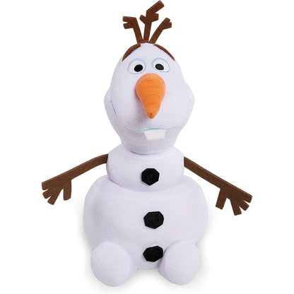 Disney's Frozen 15-inch Olaf Plush Stuffed Toy for Kids Ages 3-5, White, Snowman, Officially Licensed Kids Toys for Ages 2 Up by Just Play