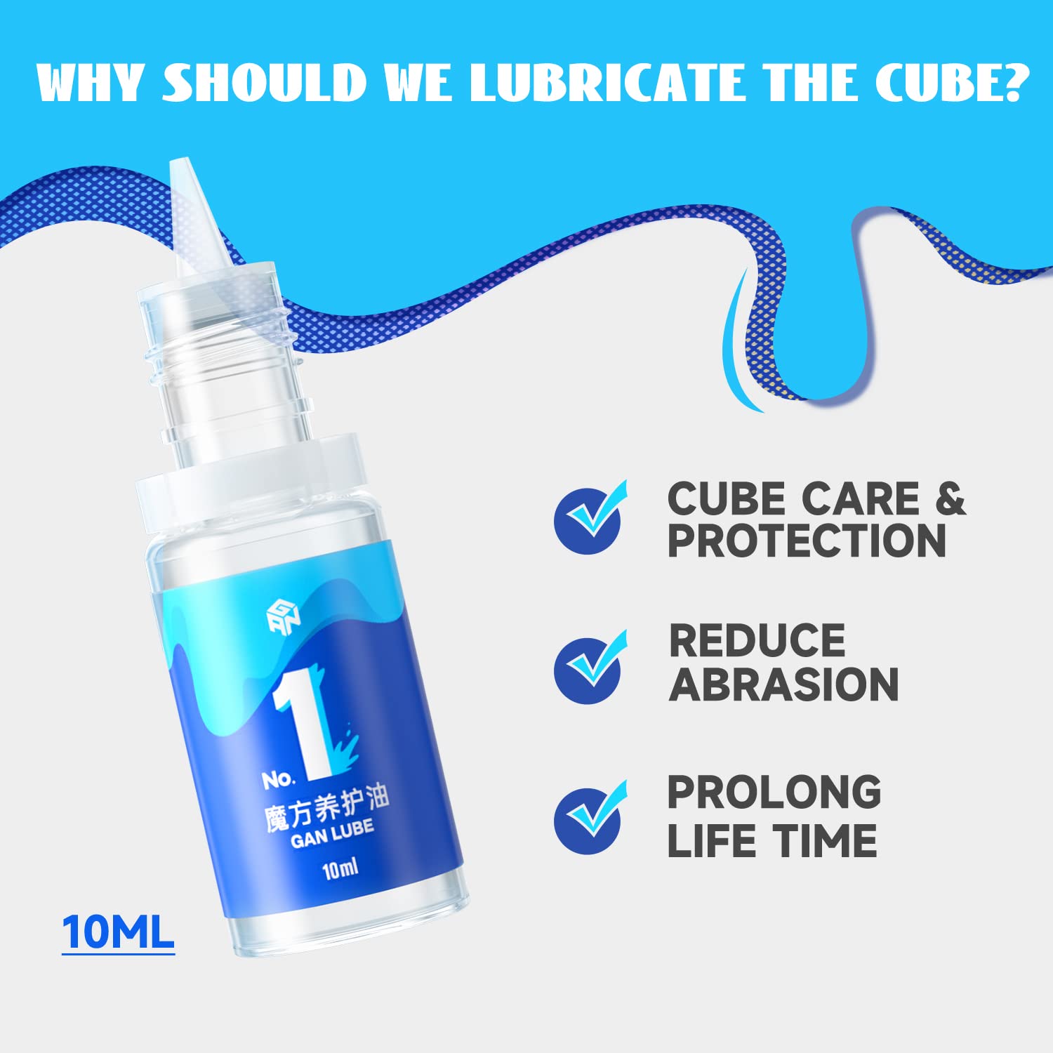 Buy now GAN Speed Cube Lube 10ml & Storage Bag at indiglob india