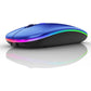 PeiBO Bluetooth 5.2 Wireless Dual-Mode Mouse, Gray Black, 2022 Model