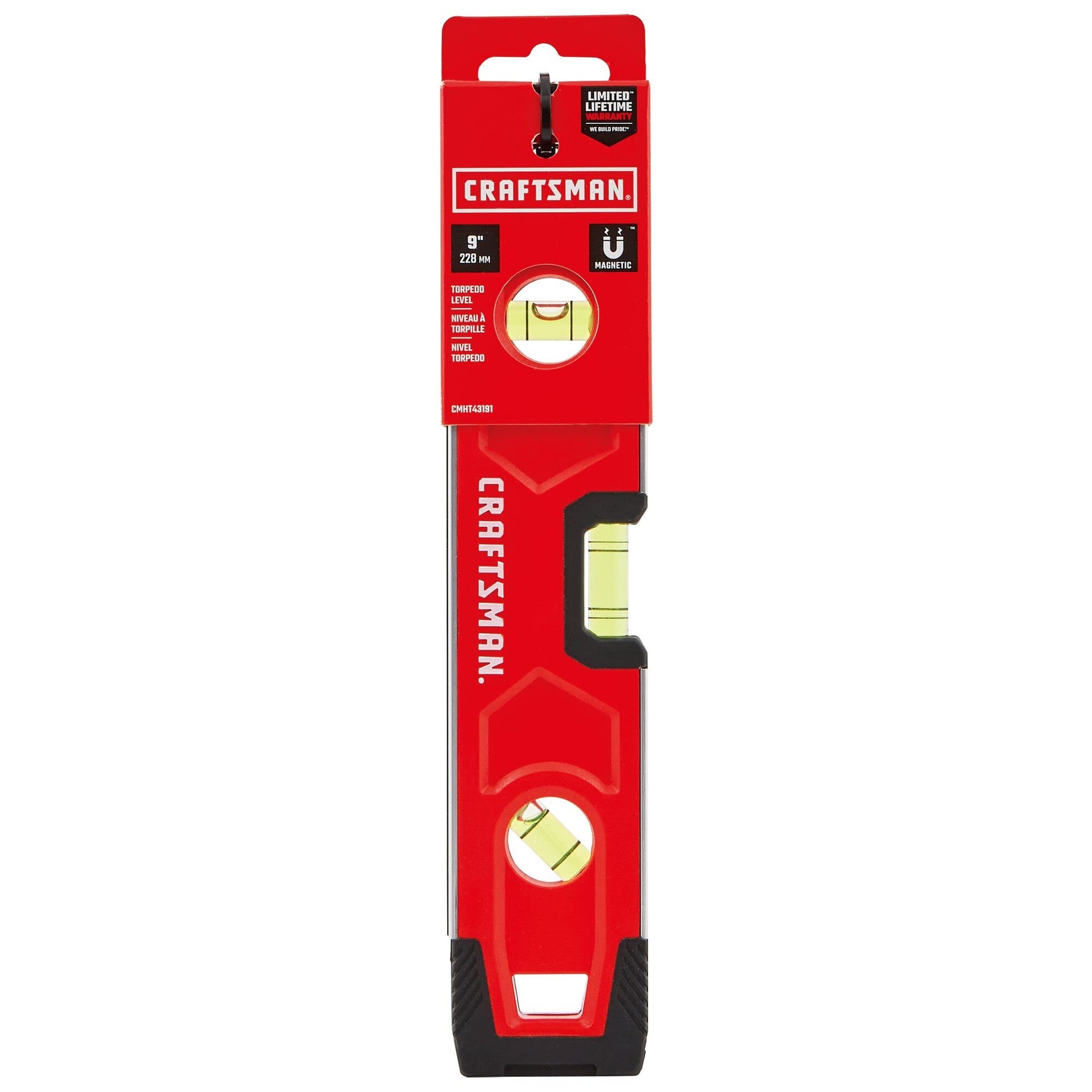 Buy now CRAFTSMAN Torpedo Level, Magnetic, 9 inch (CMHT43191) at indiglob india