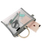 Clear Cosmetic Bags Zip Makeup Mesh Bags Pencil Case Pouch Travel Toiletry Kit Set Storage Case ((6A+5A)*3 Grey)