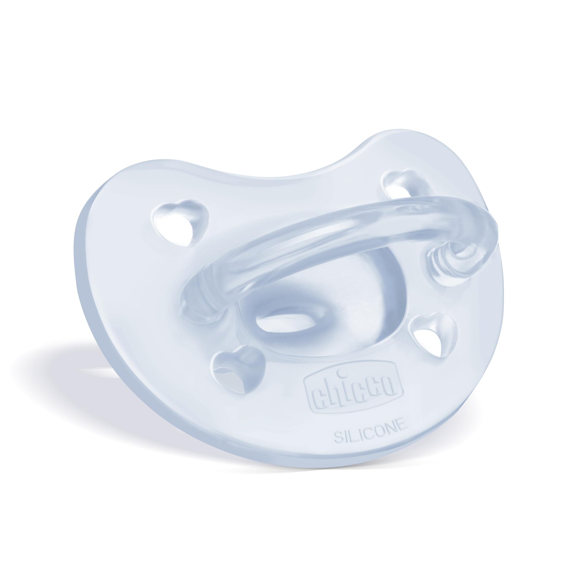Buy now Chicco PhysioForma Silicone Orthodontic Pacifier, 0-6m | 100% Soft Silicone | Supports Breathing & Oral Development | Satin-Textured Nipple | Includes Sterilizing Case | BPA Free | Blue/Green, 2pk at indiglob india