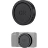 JJC Aluminum Lens Cap Cover Protector for Ricoh GR IIIx GR IIIx HDF GR3x HDF GR III GR III HDF GR3 HDF GR II GR2 with Soft EVA Interior -Black - Lens Cap for GR IV