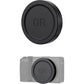 JJC Aluminum Lens Cap Cover Protector for Ricoh GR IIIx GR IIIx HDF GR3x HDF GR III GR III HDF GR3 HDF GR II GR2 with Soft EVA Interior -Black