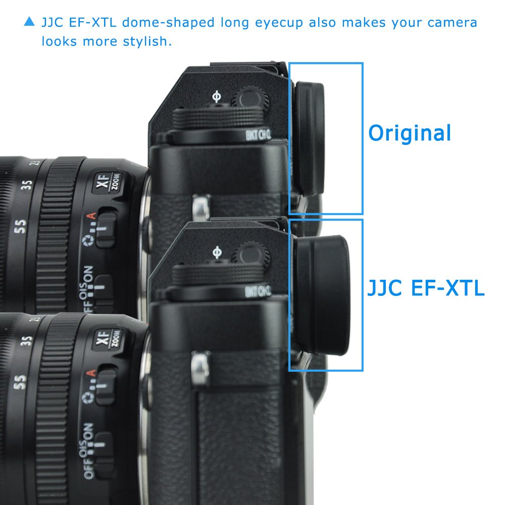 Buy now JJC Eyecup Finder Eyepiece EF-XT L Replacement for Fujifilm X-T4 X-T3 X-T2 X-T1 XT4 XT3 XT2 XT1 X-H1 XH1 GFX100 GFX 50S Camera Viewfinder Eyeshade, Replaces Fuji Eye Cup EF-XTS EF-XTM EF-XTL at indiglob india