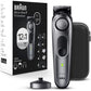 Braun All-in-One Style Kit Series 7 7410, 8-in-1 Trimmer for Men with Beard Trimmer, Body Trimmer for Manscaping, Hair Clippers & More, Sharpest Blade, 40 Length Settings, Waterproof