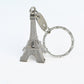 baotongle 15pcs Eiffel Tower Keyring, Paris Eiffel Tower Keychains 3-D Key Ring French Souvenirs Retro Adornment Cute Lovely Decorative Metal Craft Art Statue Model for Table Decor Gifts Silver