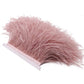 YEQIN 2 Yards Natural & Soft Ostrich Feathers Fringe Trims Ribbon - Used for Dress, Sewing Decoration, Craft Clothing, Boots, Wedding Decoration, DIY, Etc (mistyrose)