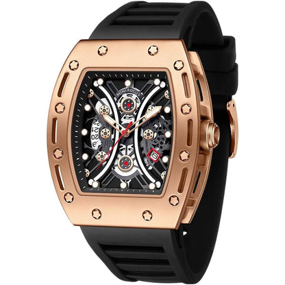 AIMES Watch Wristwatch for Men Fashion Casual Cool Big Dial Watch Luminous Waterproof Sport Analog Quartz Business Mens Watches Silicon Strap Dress Watch