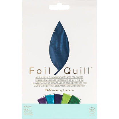 We R Memory Keepers Foil Quill Foil Sheets 4"X6" 30/Pkg-Shining Starling