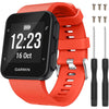 Band for Garmin Forerunner 35, Soft Silicone Replacement Watch Band Strap for Garmin Forerunner 30 Smart Watch (No Tracker) - Orange