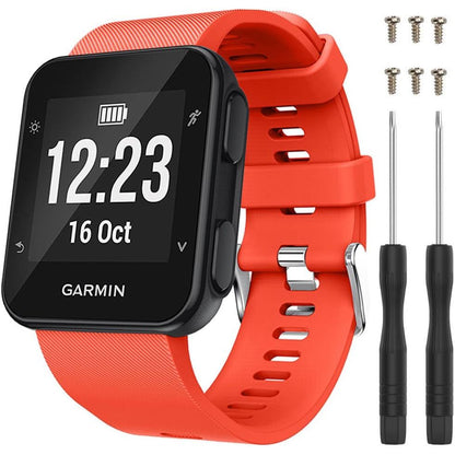 Band for Garmin Forerunner 35, Soft Silicone Replacement Watch Band Strap for Garmin Forerunner 30 Smart Watch (No Tracker)