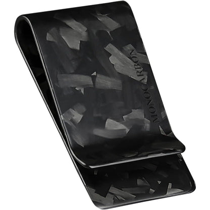 MONOCARBON Carbon-Fiber-Money-Clip-for-Men, Minimalist-Money-Holder for Cash, High Elastic Carbon-Fiber-Wallet, Slim and Durable