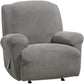 SureFit Stretch Morgan - Wing Chair Slipcover - Gray (SF45358)