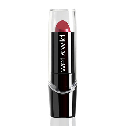 wet n wild Silk Finish Lipstick, Hydrating Rich Buildable Lip Color, Formulated with Vitamins A,E, & Macadamia for Ultimate Hydration, Cruelty-Free & Vegan - Just Garnet
