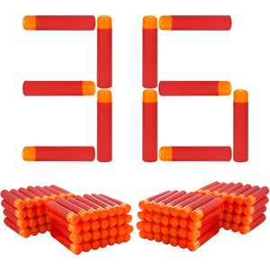 EKIND 9.5cm Foam Darts Compatible for Nerf Elite Mega Series 36-Dart Refill Pack (Red)