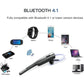 COMEXION Bluetooth Headset, Wireless Business Earpiece V4.1 Lightweight Noisy Suppression Bluetooth Earphone with Microphone for Phone/Laptop/Car (Black+Case)