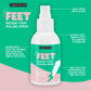 Buy now Freeman Flirty Feet Instant Foot Peeling Spray, Exfoliating Foot Mask For Summer, Moisturizing & Smooth Dry, Cracked Heels, Remove Dead Skin Quickly, Cruelty-Free & Vegan, 4 fl.oz./ 118 ml Bottle at indiglob india