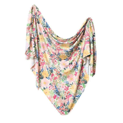 Buy now Copper Pearl Large Premium Knit Baby Swaddle Receiving Blanket Lark at indiglob india