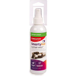 SmartyKat Catnip Mist Spray for Cats & Kittens, Safe for Pets - 7 Fluid Ounces