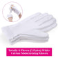 Moisturizing Gloves for Dry Hands Overnight, Selizo 3 Pairs 100 Percent White Cotton Gloves for Women Eczema, Hand Moisturizer Sleeping Spa Gloves for Eczema Dry Hands