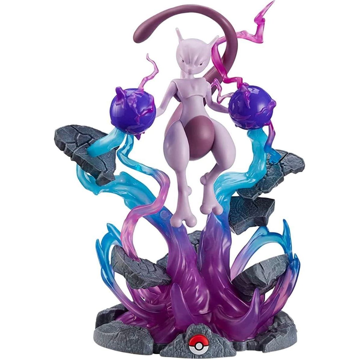 Buy now Jazwares Pokémon 13" Large Mewtwo Deluxe Collector Statue Figure - LED Light Effects - Officially Licensed - Authentic Collectible Pokemon Figure Gift for Kids and Adults - Ages 8+ at indiglob india