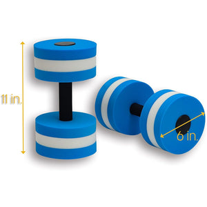 Trademark Innovations Lightweight Aquatic Exercise Dumbells