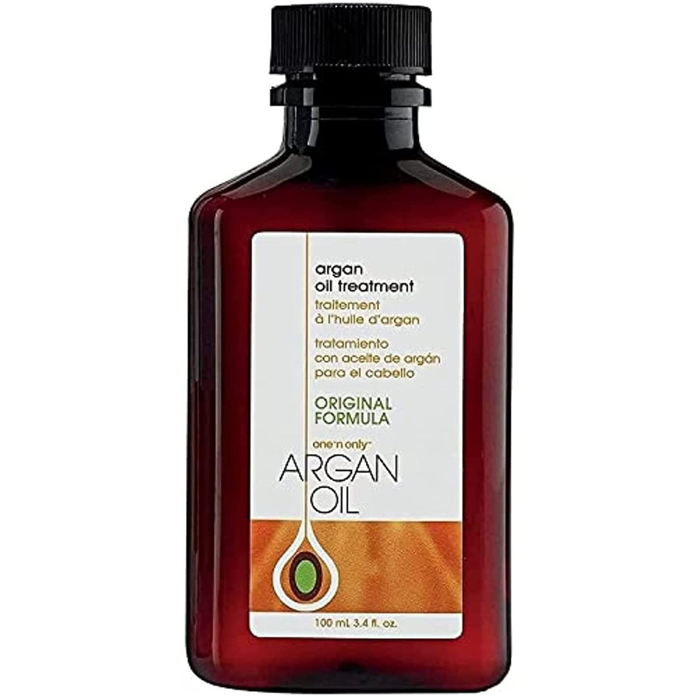One n Only Argan Oil Hair Treatment - Lightweight & Hydrating Hair Oil for Natural, Wigs & Extensions - Shine Enhancing, Heat Protectant & Frizz Control (3.4 oz)