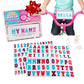 Buy now Ride Along Dolly Kid's Bicycle Customizable License Plate -Make Your Own Bike Name Plate -Includes Over 150 Letter and Cute Number Stickers Decals, Fits Most Bikes -Holiday Stocking Stuffer for Girls at indiglob india