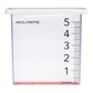 AcuRite 5" Capacity Easy-to-Read Magnifying Rain Gauge, Acrylic (00850A3)