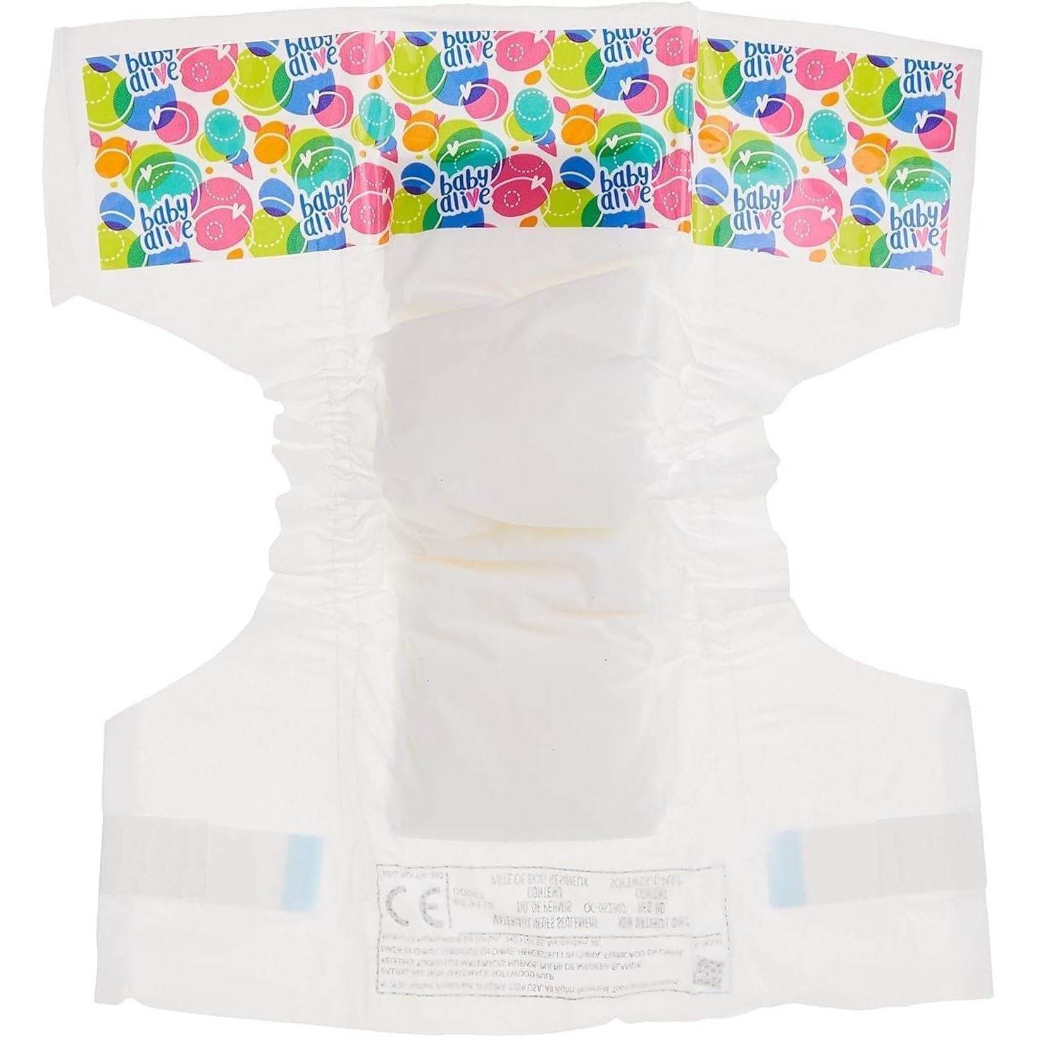 Baby Alive Doll Diaper Refill, Includes 4 Diapers, Toys Accessories, for Kids Ages 3 Years Old and Up - My Store