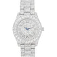 Charles Raymond Mens Big Rocks with Roman Numerals Fully Iced Out Colorful Dial Watch - ST10327 RN Single