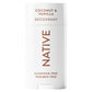 Buy now Native Deodorant Contains Naturally Derived Ingredients, 72 Hour Odor Control | Deodorant for Women and Men, Aluminum Free with Baking Soda, Coconut Oil and Shea Butter | Coconut & Vanilla Coconut & Vanilla at indiglob india