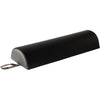 Master Massage Large 6" Semi-Round Bolster - Black