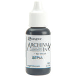 Buy now Ranger Archival Pad Reinker .5oz, Sepia at indiglob india