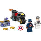 LEGO Marvel Captain America and Hydra Face-Off 76189 Collectible Building Kit; Captain America and Motorcycle Set; New 2021 (49 Pieces)