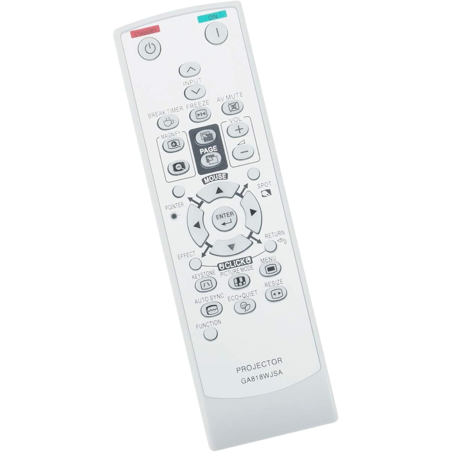 Buy now WINFLIKE GA818WJSA Replacement Remote Control fit for Sharp MUTIMEDIA Projector XR-55S XR-55X XR-50S Notevision XR-55X at indiglob india