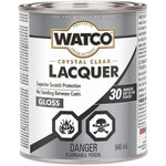 Buy now Watco 63141 Lacquer Clear Wood Finish, Quart, Semi-Gloss Clear Quart (Pack of 1) Gloss Clear Brush at indiglob india