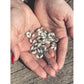 Buy now Nazareth Store Natural Pearl Rosary Beads Catholic Necklace Jerusalem Holy Soil Meda and Silverl Cross at indiglob india